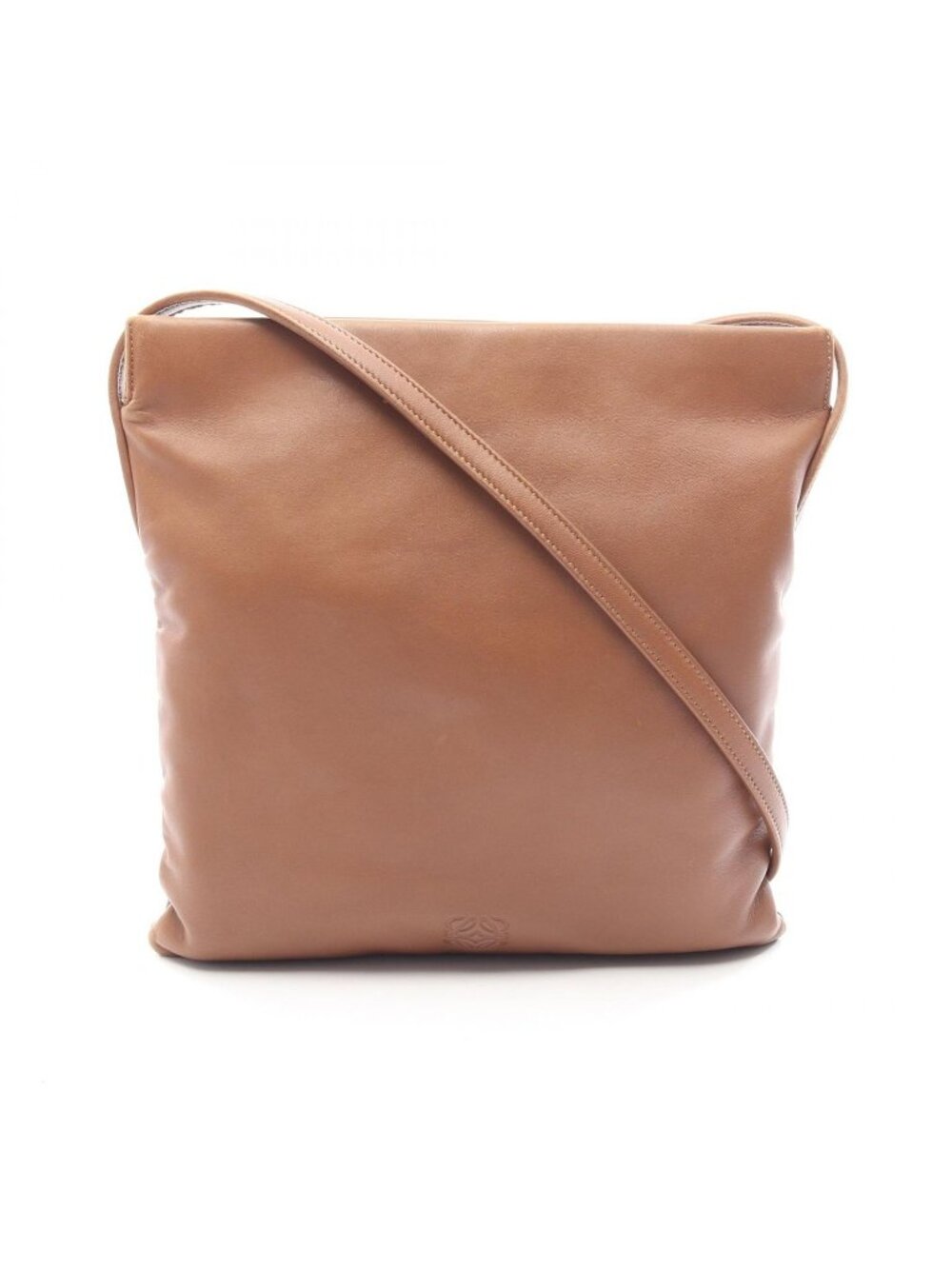 Loewe Shoulder Bag Anagram Brown Leather